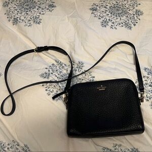 Kate Spade Black Leather Crossbody Bag